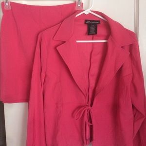 2 piece Coral skirt set